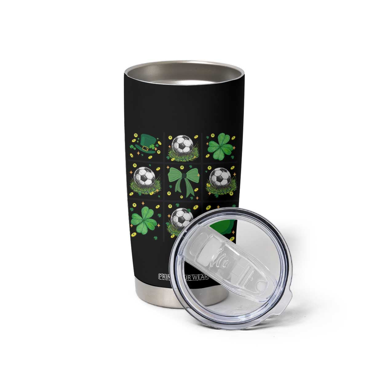 St Patricks Day Soccer Tumbler Cup Irish Pride Gift TS12 Print Your Wear