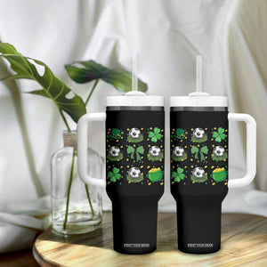St Patricks Day Soccer Tumbler With Handle Irish Pride Gift TS12 Print Your Wear