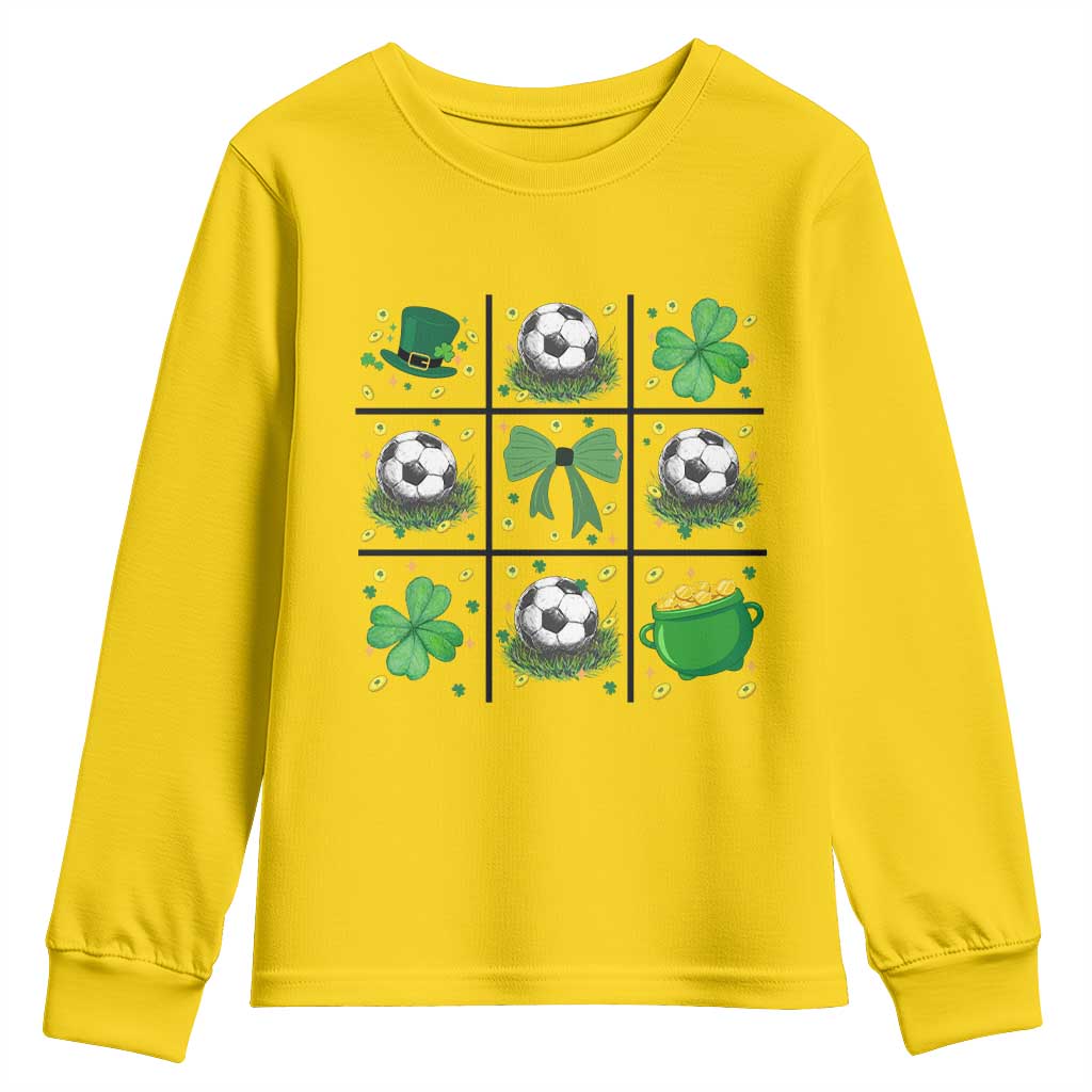 St Patricks Day Soccer Youth Sweatshirt Irish Pride Gift TS12 Daisy Print Your Wear