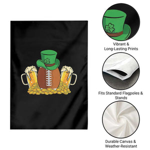 Funny Leprechaun Hat American Football Garden Flag TS12 Print Your Wear