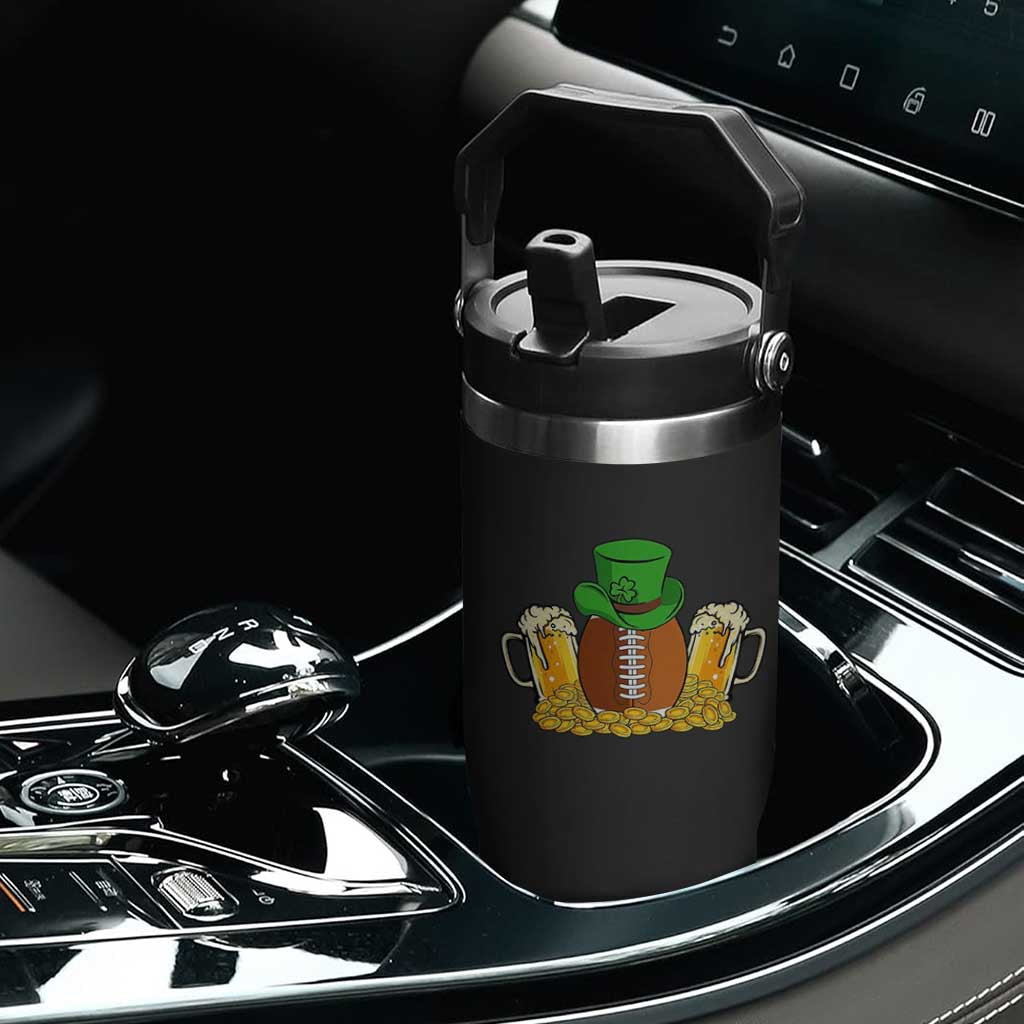 Funny Leprechaun Hat American Football Flip Straw Tumbler TS12 Print Your Wear