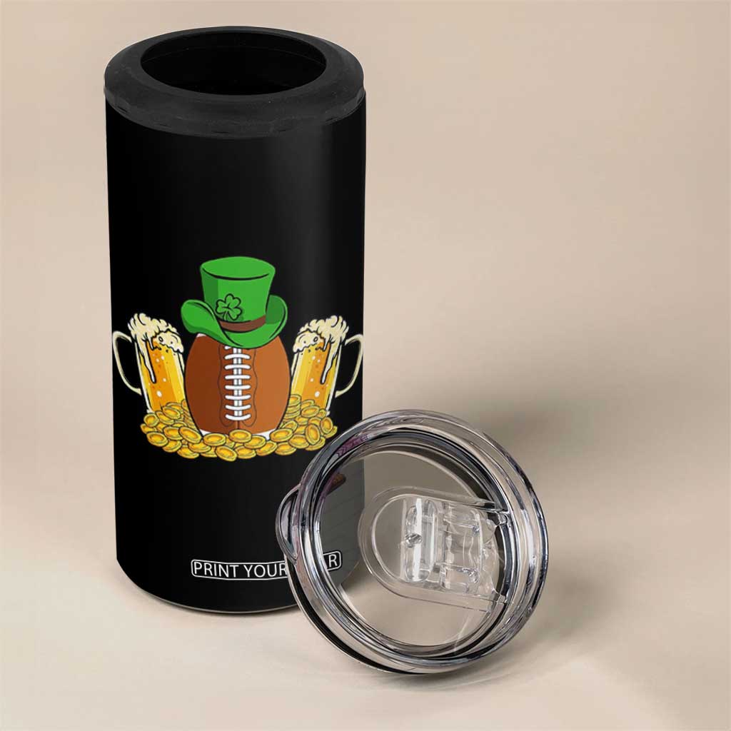 Funny Leprechaun Hat American Football 4 in 1 Can Cooler Tumbler TS12 Print Your Wear
