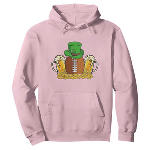 Funny Leprechaun Hat American Football Hoodie TS12 Light Pink Print Your Wear