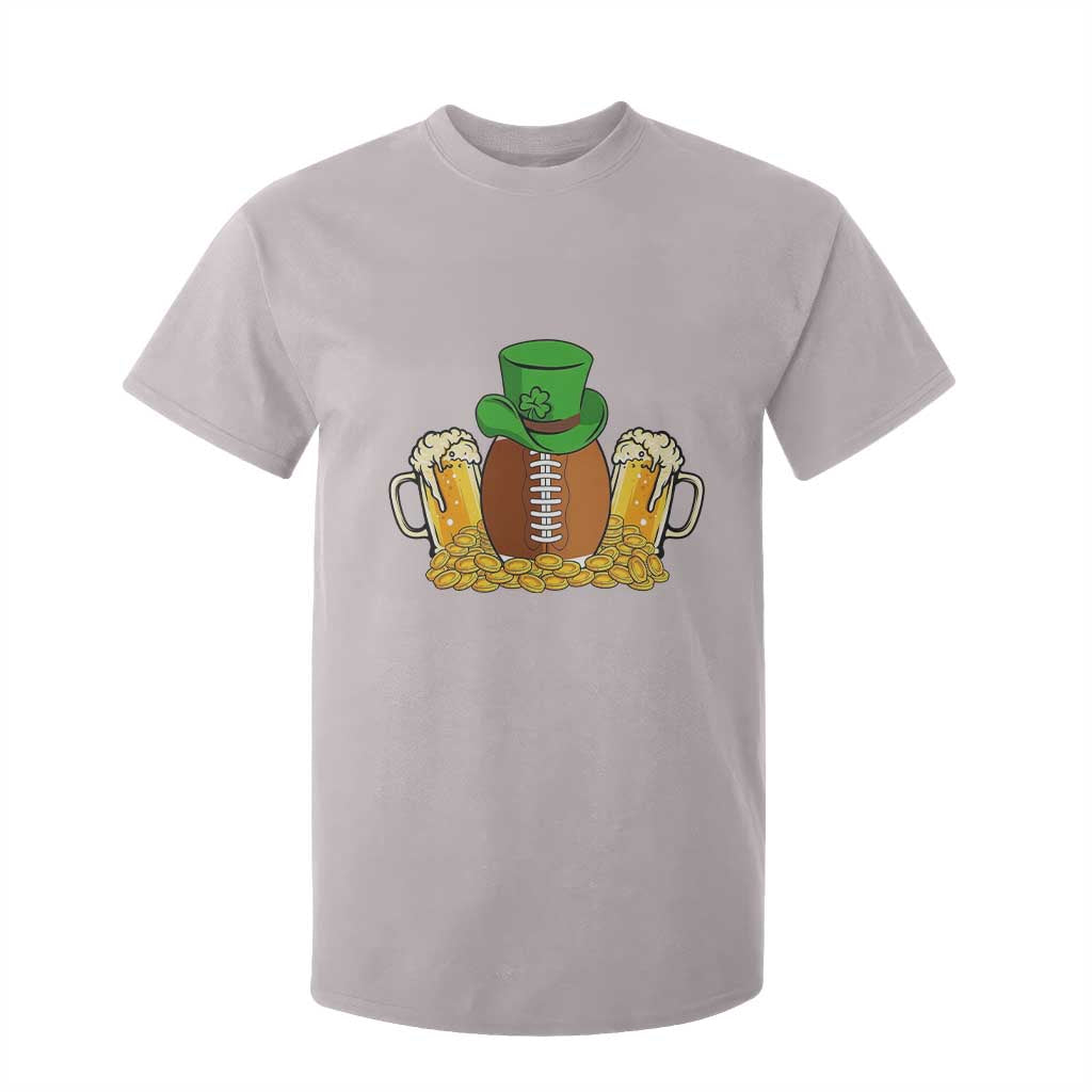 Funny Leprechaun Hat American Football T Shirt For Kid TS12 Ice Gray Print Your Wear