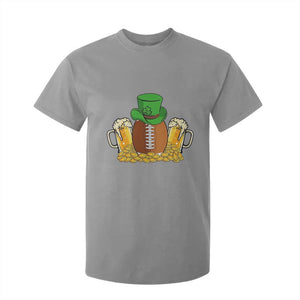 Funny Leprechaun Hat American Football T Shirt For Kid TS12 Sport Gray Print Your Wear
