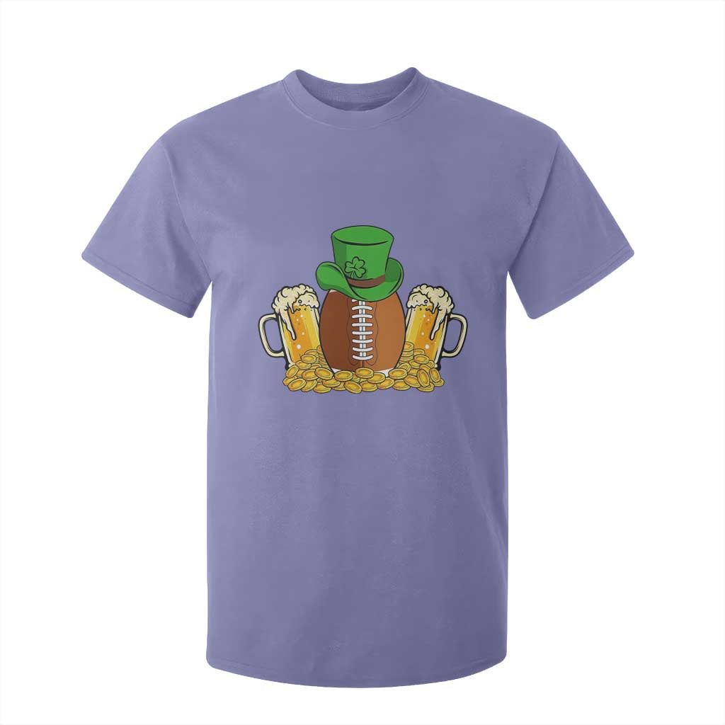 Funny Leprechaun Hat American Football T Shirt For Kid TS12 Violet Print Your Wear