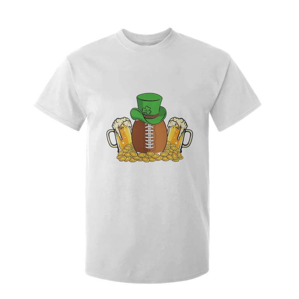 Funny Leprechaun Hat American Football T Shirt For Kid TS12 White Print Your Wear