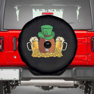 Funny Leprechaun Hat American Football Spare Tire Cover TS12 Black Print Your Wear