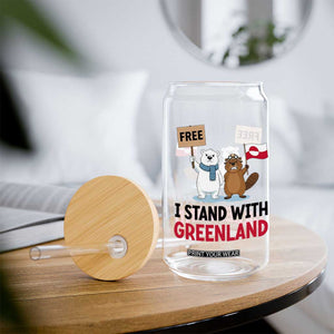 I Stand With Greenland Glass Can Anti Authoritarian Political Gag Gift TS12 Print Your Wear