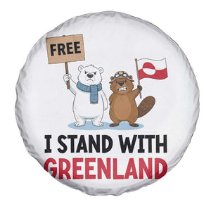 I Stand With Greenland Spare Tire Cover Anti Authoritarian Political Gag Gift TS12 Print Your Wear
