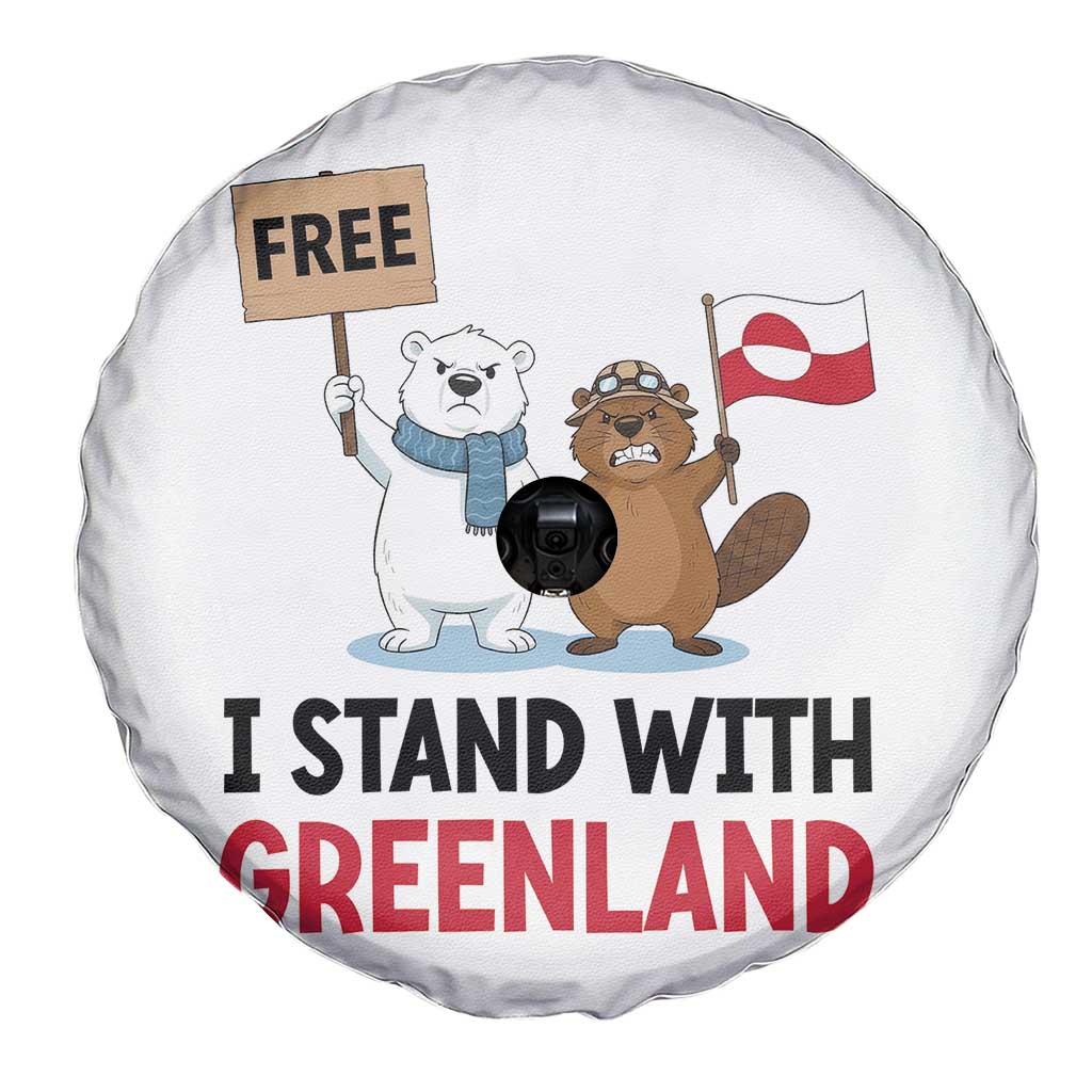 I Stand With Greenland Spare Tire Cover Anti Authoritarian Political Gag Gift TS12 Print Your Wear