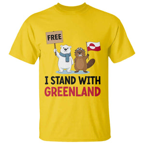 I Stand With Greenland T Shirt Anti Authoritarian Political Gag Gift TS12 Daisy Print Your Wear