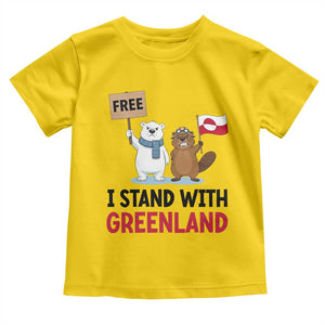 I Stand With Greenland Toddler T Shirt Anti Authoritarian Political Gag Gift TS12 Daisy Print Your Wear