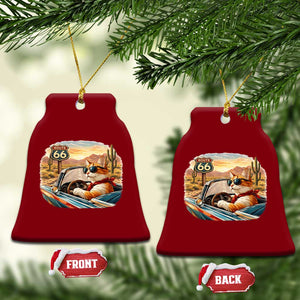 Route Highway 66 Cat Ceramic Ornament Americana Road Trip TS12 Print Your Wear