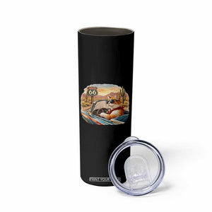 Route Highway 66 Cat Skinny Tumbler Americana Road Trip TS12 Print Your Wear