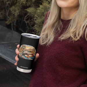Route Highway 66 Cat Tumbler Cup Americana Road Trip TS12 Print Your Wear