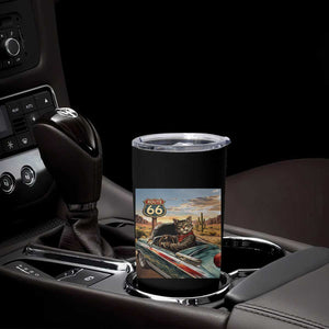 Funny Route Highway 66 Cat Lover Tumbler Cup Mother Road Travel Gift TS12 Print Your Wear