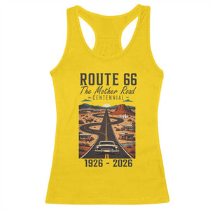 Route Highway 66 Mother Road Racerback Tank Top Vintage Distressed Road Trip Adventure TS12 Daisy Print Your Wear