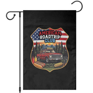 Route Highway 66 Garden Flag Vintage American Roadtrip Club Road Trip TS12 Black Print Your Wear
