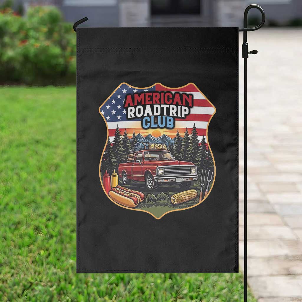 Route Highway 66 Garden Flag Vintage American Roadtrip Club Road Trip TS12 Print Your Wear