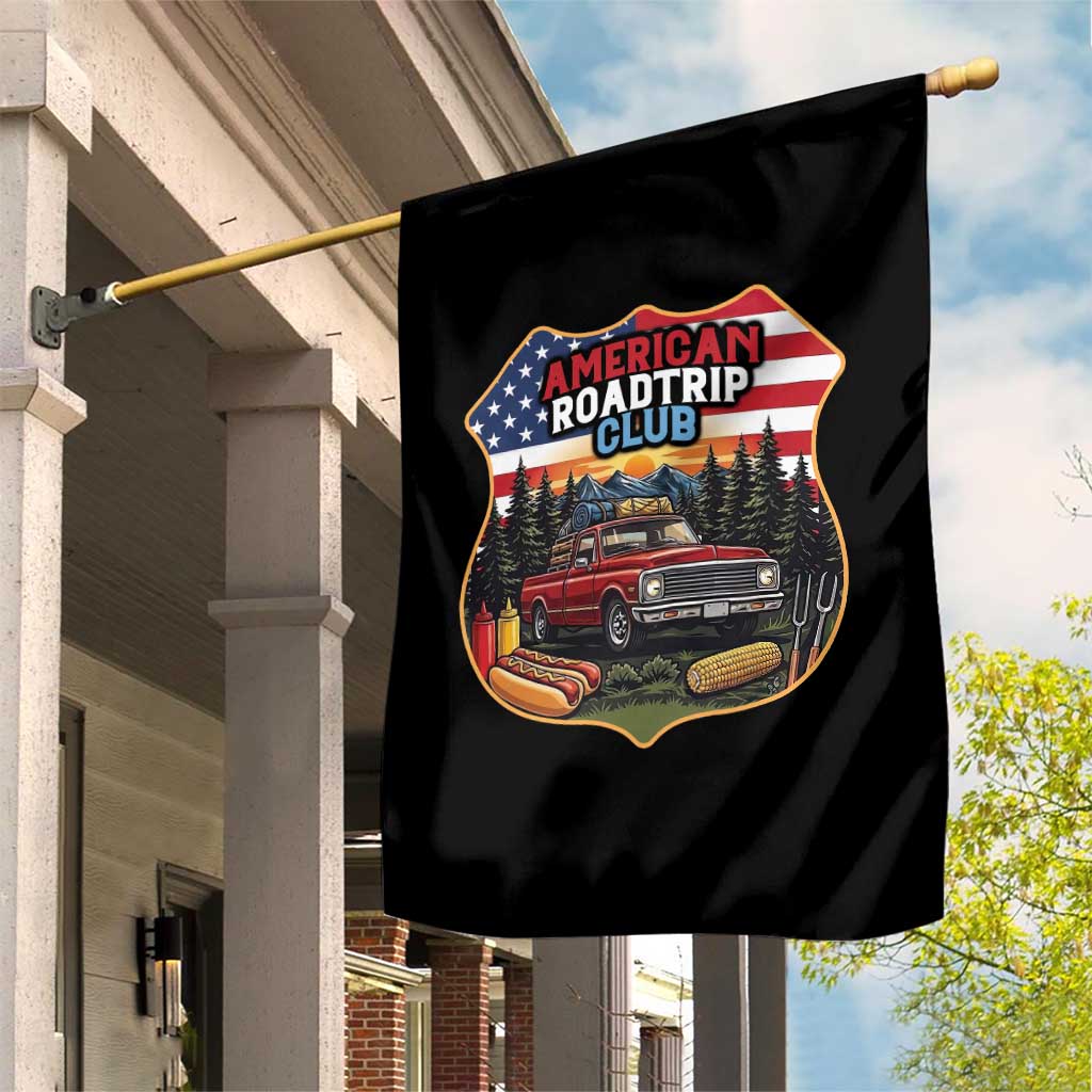 Route Highway 66 Garden Flag Vintage American Roadtrip Club Road Trip TS12 Print Your Wear