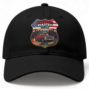 Route Highway 66 Baseball Cap Vintage American Roadtrip Club Road Trip TS12 Print Your Wear