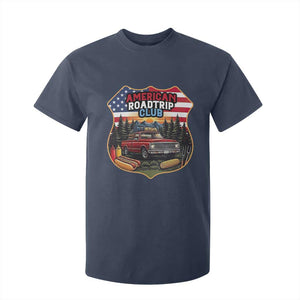 Route Highway 66 T Shirt For Kid Vintage American Roadtrip Club Road Trip TS12 Navy Print Your Wear