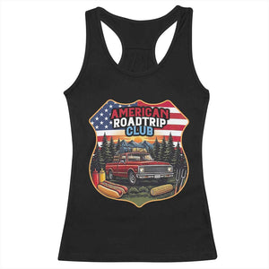 Route Highway 66 Racerback Tank Top Vintage American Roadtrip Club Road Trip TS12 Black Print Your Wear