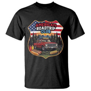 Route Highway 66 T Shirt Vintage American Roadtrip Club Road Trip TS12 Black Print Your Wear
