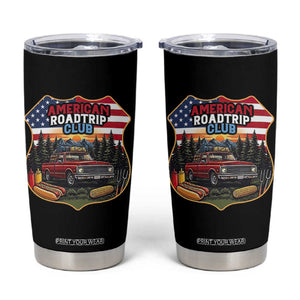 Route Highway 66 Tumbler Cup Vintage American Roadtrip Club Road Trip TS12 Black Print Your Wear