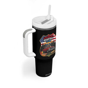 Route Highway 66 Tumbler With Handle Vintage American Roadtrip Club Road Trip TS12 Print Your Wear