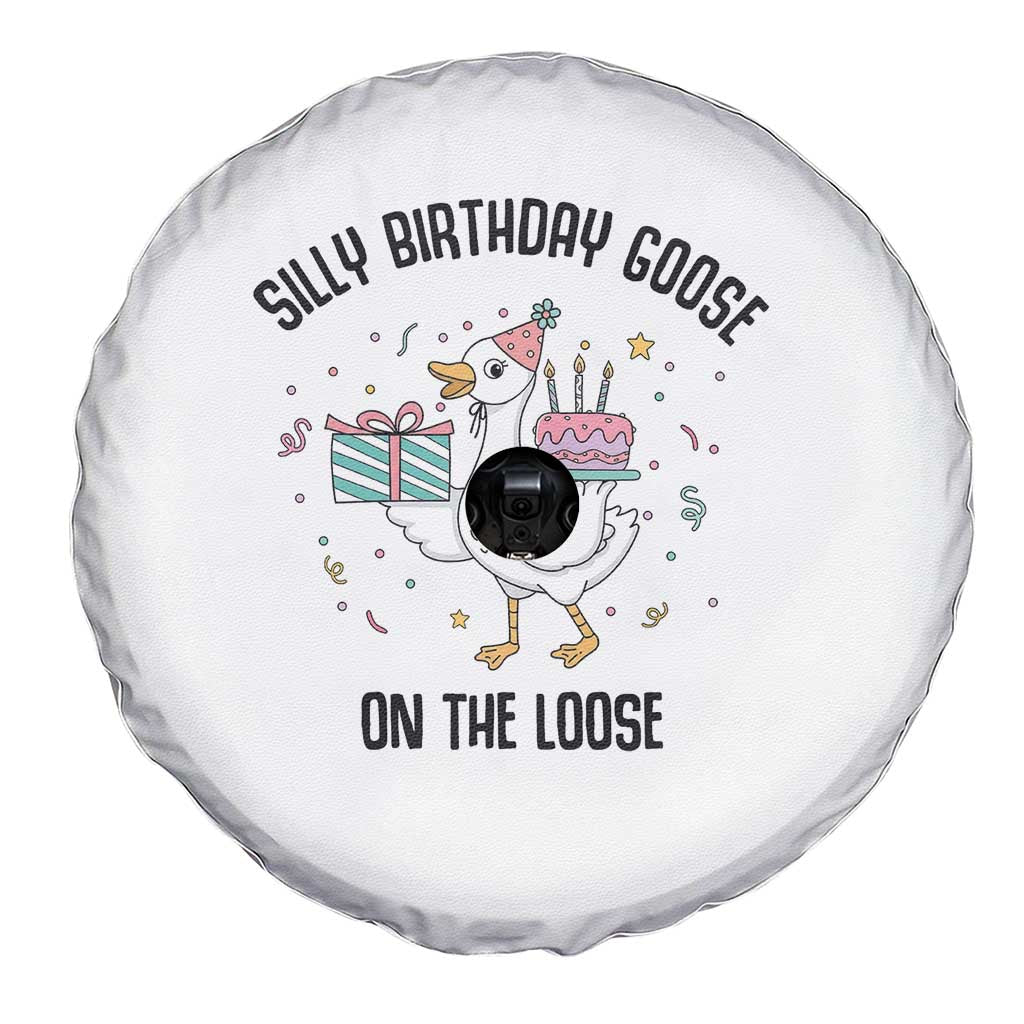 Funny Silly Goose On The Loose Spare Tire Cover Birthday Party Gift TS12 Print Your Wear
