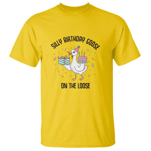 Funny Silly Goose On The Loose T Shirt Birthday Party Gift TS12 Daisy Print Your Wear
