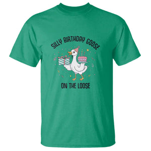 Funny Silly Goose On The Loose T Shirt Birthday Party Gift TS12 Irish Green Print Your Wear