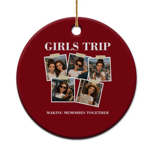 Funny Doll Face Meme Girls Trip Ceramic Ornament Travel Squad Bestie Gift