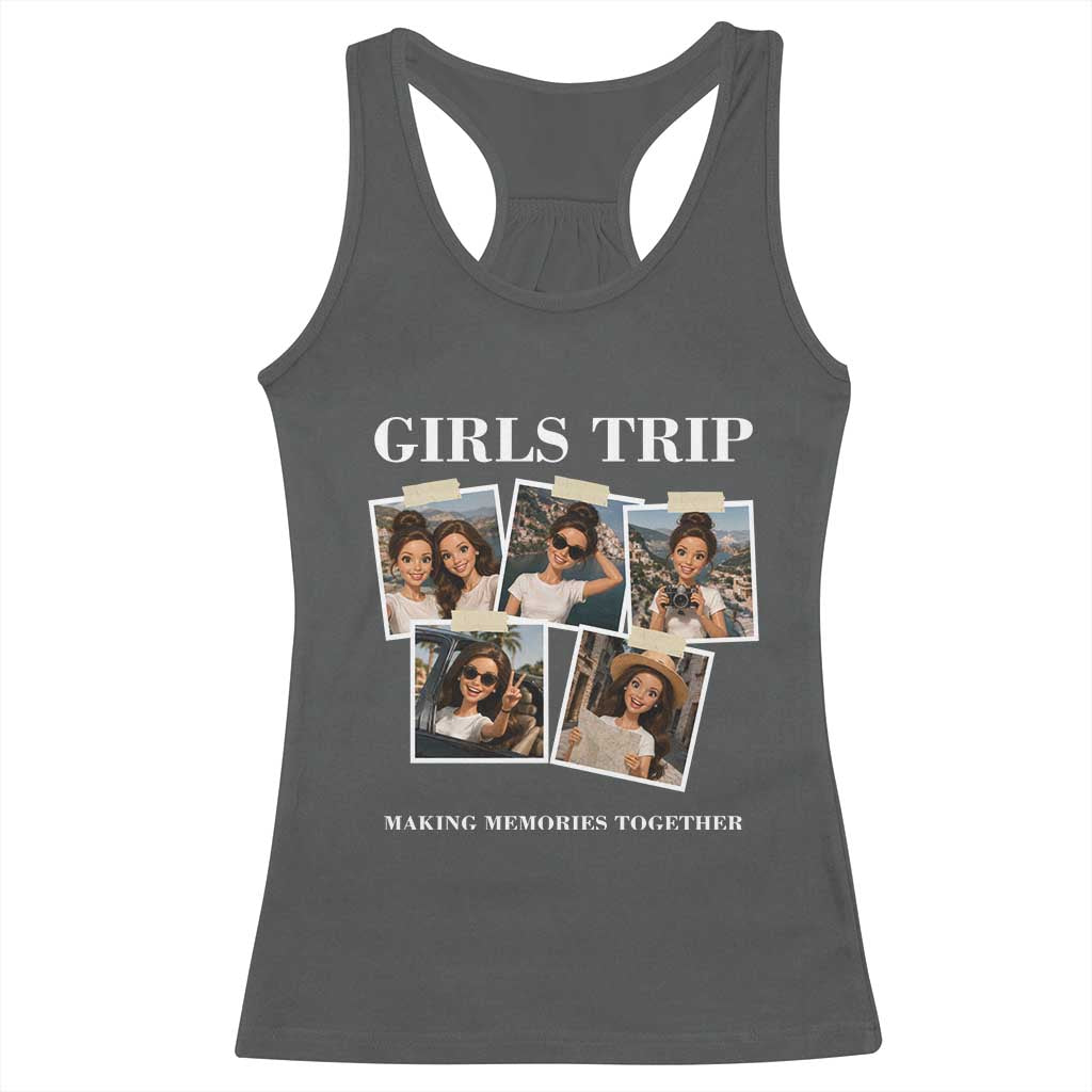 Funny Doll Face Meme Girls Trip Racerback Tank Top Travel Squad Bestie Gift