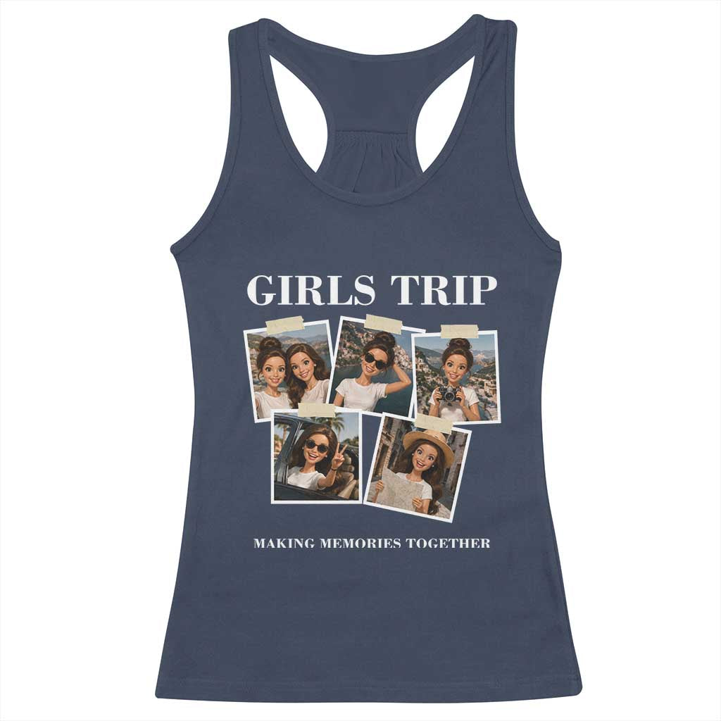 Funny Doll Face Meme Girls Trip Racerback Tank Top Travel Squad Bestie Gift