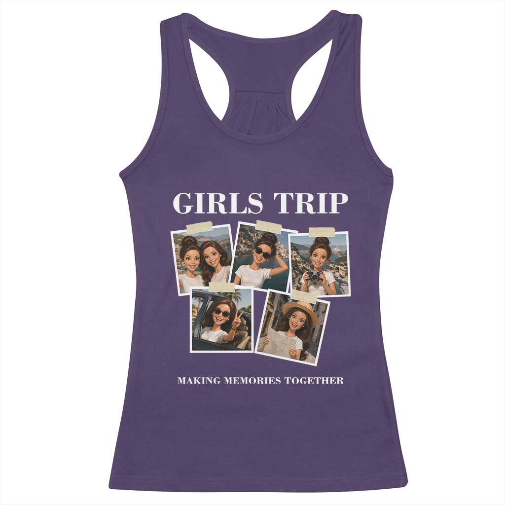 Funny Doll Face Meme Girls Trip Racerback Tank Top Travel Squad Bestie Gift