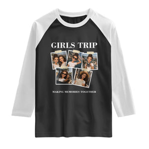 Funny Doll Face Meme Girls Trip Raglan Shirt Travel Squad Bestie Gift