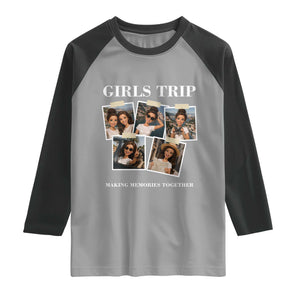 Funny Doll Face Meme Girls Trip Raglan Shirt Travel Squad Bestie Gift