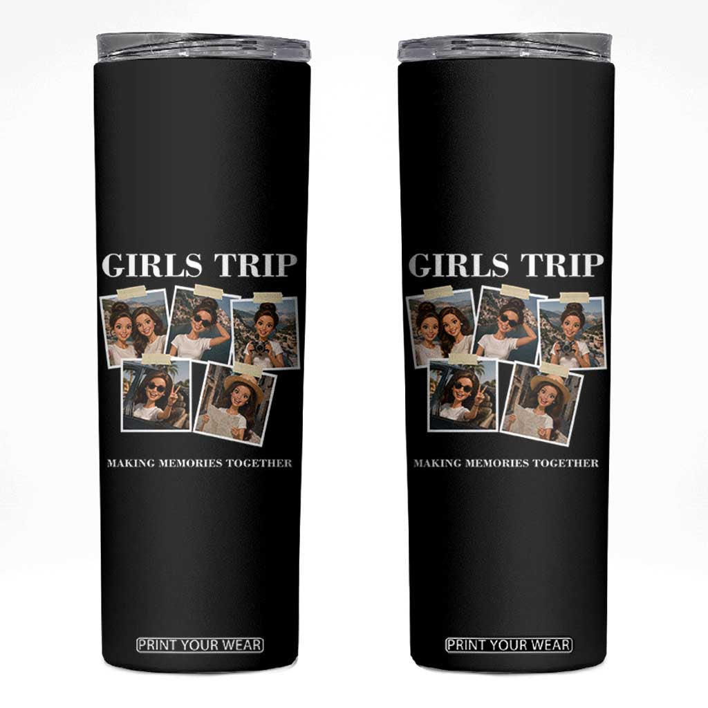 Funny Doll Face Meme Girls Trip Skinny Tumbler Travel Squad Bestie Gift