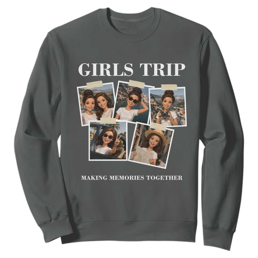 Funny Doll Face Meme Girls Trip Sweatshirt Travel Squad Bestie Gift