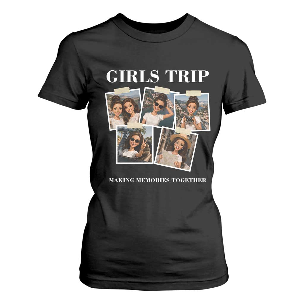 Funny Doll Face Meme Girls Trip T Shirt For Women Travel Squad Bestie Gift TS12 Black Print Your Wear