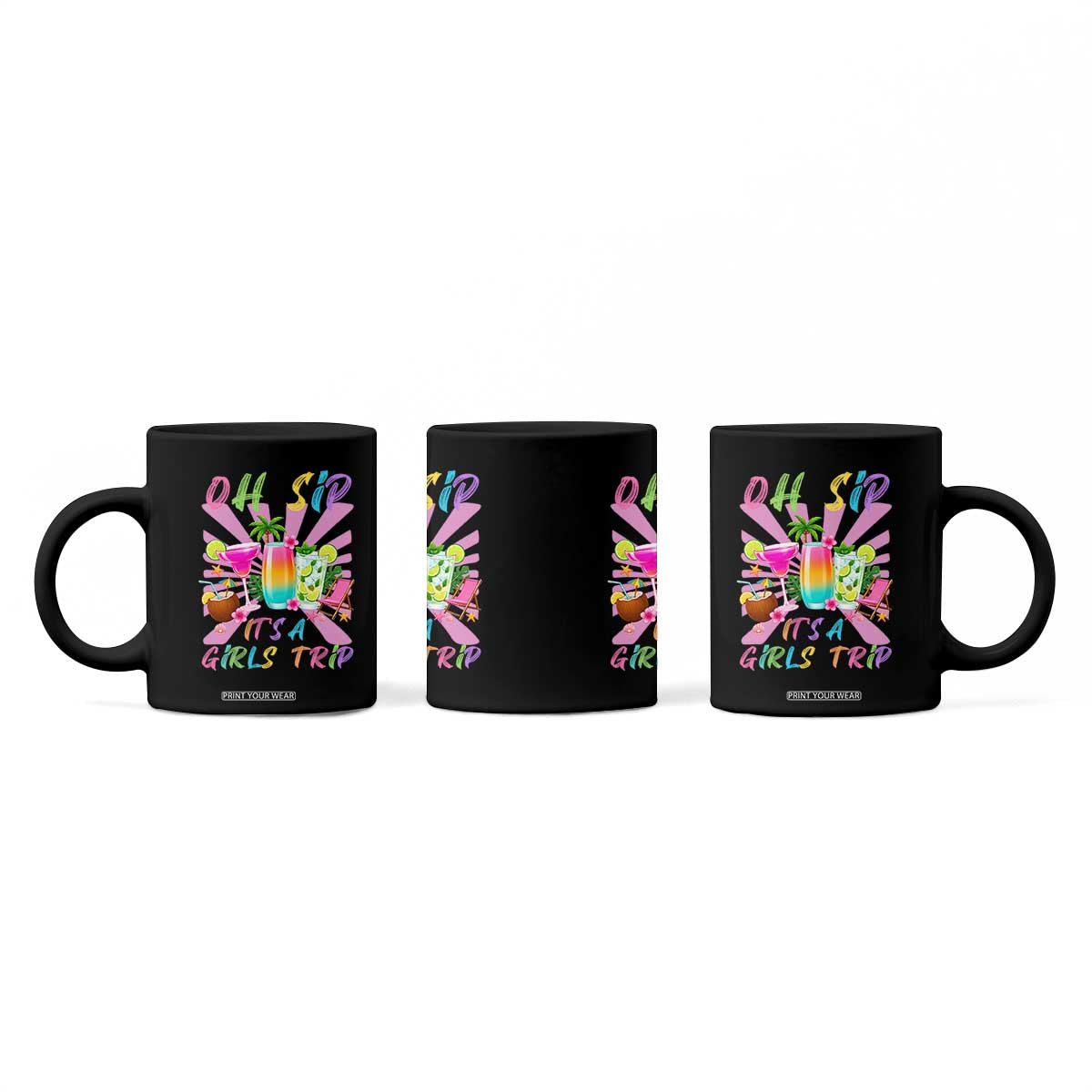 Oh Sip It Is A Girls Trip Coffee Mug Funny Besties Vacation