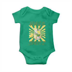 Hugo Spritz Baby Onesie Funny Tropical Cocktail Vacation TS12 Irish Green Print Your Wear