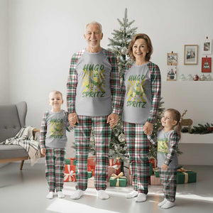 Hugo Spritz Plaid Pajama Set Funny Tropical Cocktail Vacation TS12 Christmas Plaid Print Your Wear
