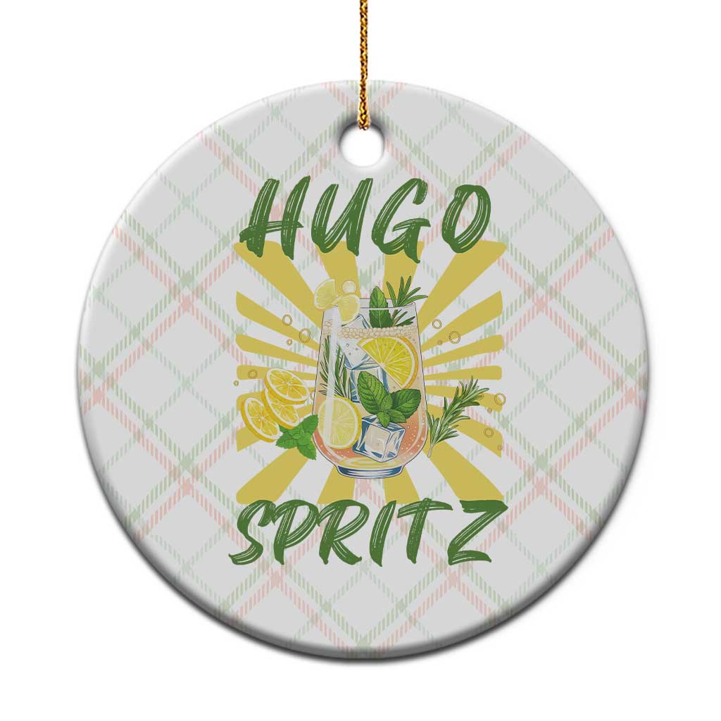 Hugo Spritz Ceramic Ornament Funny Tropical Cocktail Vacation TS12 1pc Christmas Plaid Print Your Wear