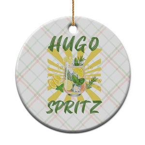 Hugo Spritz Ceramic Ornament Funny Tropical Cocktail Vacation TS12 1pc Christmas Plaid Print Your Wear