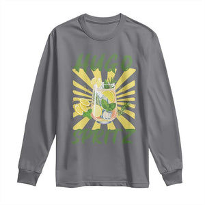 Hugo Spritz Long Sleeve Shirt Funny Tropical Cocktail Vacation