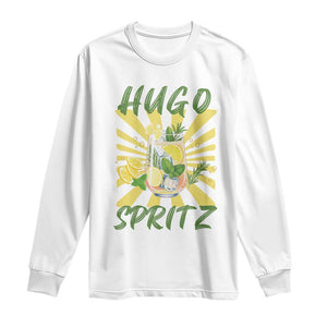 Hugo Spritz Long Sleeve Shirt Funny Tropical Cocktail Vacation
